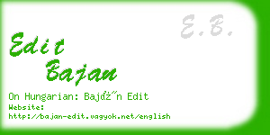 edit bajan business card